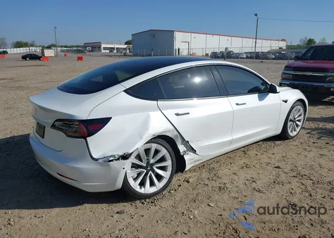 2022 Tesla Model 3 Rear-Wheel Drive from USA, damaged, VIN 5YJ3E1EAXNF346944
